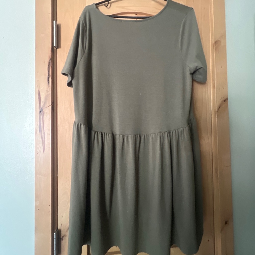 OD Green T shirt Dress